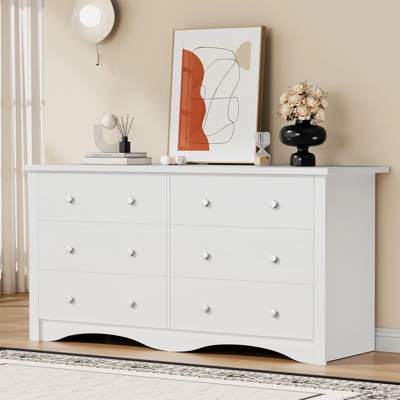 YESHOMY Dresser for Bedroom with 6 Drawers