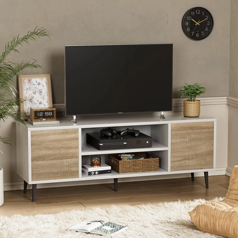 YESHOMY Modern TV Stand for 65 Inch Television